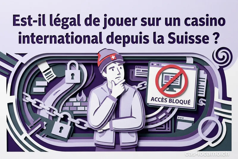 Est-il légal de jouer sur un casino international depuis la Suisse ?